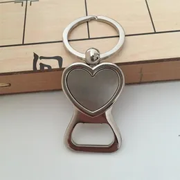 Love Heart Bottle Opener Key Ring Custom Braut Bräutigam Personalisierte Hochzeitsfeier Geschenkgeschenke für Gäste LSB16236