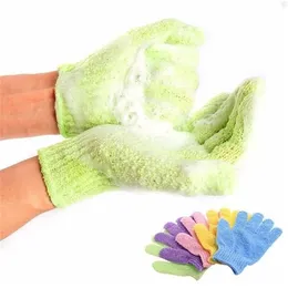 Bath Brushes For Home Peeling Exfoliating Mitt Glove Shower Scrub Gloves Resistance Body Massage Sponge Wash Skin Moisturizing SPA Foam