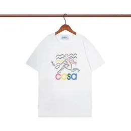 브랜드 남성 티셔츠 두개골 상단면 O- 넥 짧은 소매 Tshirt 인쇄 유령 토끼 폴로 셔츠 여름 고급 디자이너 Tshirts 반 슬리브 m-2xl