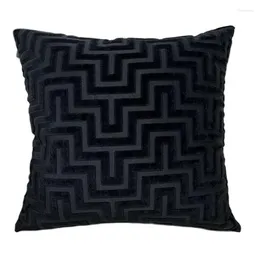 Pillow Decorative Luxury Modern Jacquard Velvet Geo Cover Sofa Throw Pillowcase Seat Home From Factory