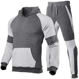 Erkek Trailsits Yeni Setler Hoodiepants Parçalar Homme Sonbahar Kış Kış Terzini Erkek Spor Giyim Marka Marka Giyim Ter Takımı G221011