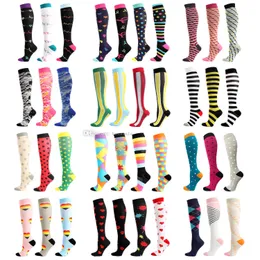 Leisure Outdoor Sports Pressure Socks Men And Women Printed Stockings High Elastic Sock For Four Seasons
