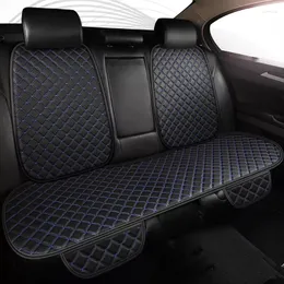 Pokrywa fotelika samochodowego Luksusowa skórzana poduszka PU Wodoodporna przednie tylne tylne krzesło obrońca pad mata Auto