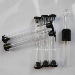 Pre-filled Glass Joints Smoking Pipes Glass Blunt with Replacement Tube