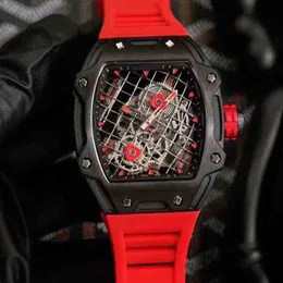 Luxury Mens Mechanical Watch Business Leisure RM27-04 Hela automatiska kolfiberband Fashion Swiss Movement Wristwatches