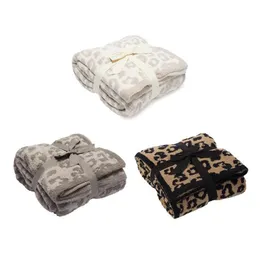 Blankets Blankets Leopard Print Sofa Blanket Cheetah Veet Air-Conditioning Suitable For Air Conditioning250H Drop Delivery 2022 Home Otanc