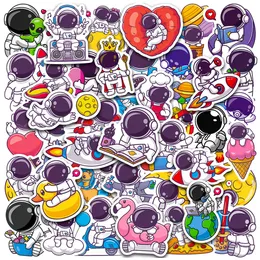 50pcs Cute Astronaut Space Cartoon Graffiti Stickers Decal Laptop Scrapbook Phone Luggage Guitar Fridge Stationery Sticker