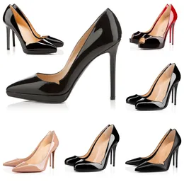 Elbise Ayakkabı Tasarımcı Kadınlar Ziyafet Düğün Pembe Beyaz Yüksek Topuklu Ayakkabı 8cm 10cm 12cm Boyut 35-44