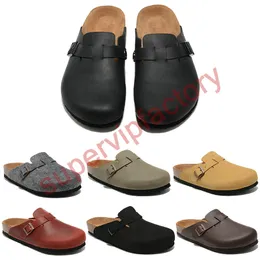 2024 designer Boston Summer Cork Plat Slifors Disegni di moda in pelle Plifori Preferiti sandali da spiaggia Scarpe Casual Spettacenti per donne Borse da uomo Arizona Mayari