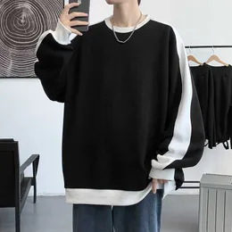 Men's Hoodies Sweatshirts Spring and autumn new round ne high street sweater men's pullover single casual bottoming shirt top G221011
