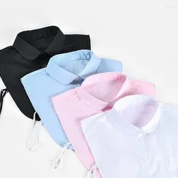 Bow Ties Linbaiway Women Shirt Fake Collar Business Detachable Collars For Mens Lapel Necklace False Top Decorative