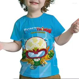 Shirts Children Super Zings Series 8 T-shirt Summer Kids Kazoom Superzings T Boys Girls Teens Cartoon Anime Tshirt Tee
