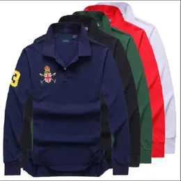 23 camisa masculina de outono masculino masculino masculino de mangas compridas Logo de p￴neis de cor s￳lidos de cor juvenil de algod￣o puro vers￡til Homens de camiseta