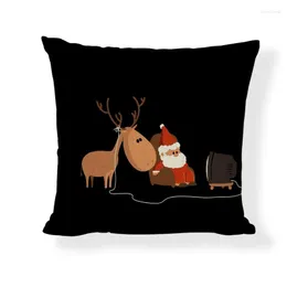 Chaves Chaves Fashion Christmas Frovenhas da Pasia Vermelha Santa Pillow Decoração de Sofá Decoração