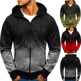 Men's Hoodies Sweatshirts Men Zip Up Jaets Male Casual Outdoor Sports Warm Autumn Winter Hooded Coat Mens Ve Homme Sportswear G221011