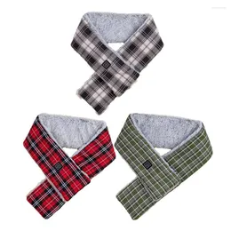 Bandanas Fur Heating Scarf USB Charging Winter Christmas To Protect The Cervical Spine Men Women