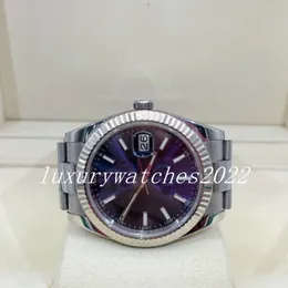 Роскошные мужские часы Super V5 41 мм календарь из нержавеющей стали Blue Dial Механический автоматический браслет сапфировые световые наручные часы