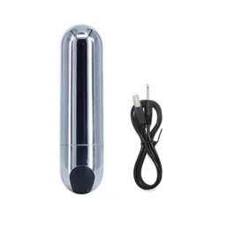 Gratisfrakt 10 Speed Mini Bullet Vattentät Vibrator Sexleksaker G-punkt Masturbator Massager Vuxenspel Produktleksaker för kvinna USB