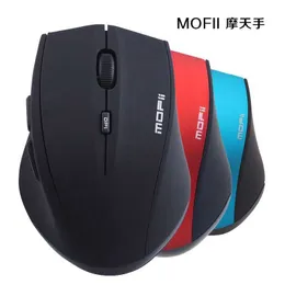 Mice MOFii G52 2.4G Silent Wireless mouse 3D style 6 key computer game mouse power saving wholesale DP adjustable 3 colors T221012