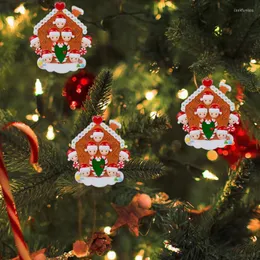 Decorazioni natalizie 2022 Famiglia personalizzata di 2 3 4 5 6 Ornamento per albero Ciondolo sopravvissuto Regalo creativo per