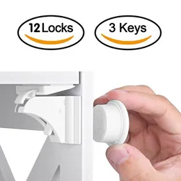 Baby Locks Latches# Magnetic Child Children Protection Safety Drawer Latches Cabinet Door Limiter Security 221012