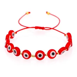 Braccialetti con ciondoli Bracciale per donna Bohemian New Turkish Evil Eye Bracciali Gioielli regolabili Pseras Mujer Moda 2022 Mticolor Beads Dhgmd