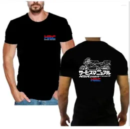 Camisetas para hombre 2022 moda hombre estampado HRC carrera motocicleta modificada camiseta verano algodón manga corta camisa Racer