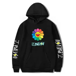 Męskie bluzy bluzy Sun Flower J Balvin Bluza Mężczyźni Mężczyzna Moda Moda Bluza Bluza Dzieci Ubranie chłopca dziewczyna Hip Hop Hop Bluza Płaszcz T221008