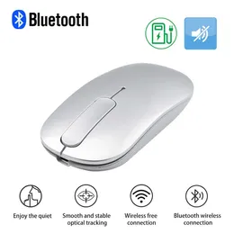 Mouse Bluetooth Wireless Mouse Ricaricabile Touch Scroll Mouse per computer Silenzioso Ergonomico Slim PC Mause Mouse ottico per Macbook Laptop T221012