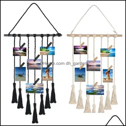 Sacchetti per gioielli Borse Sacchetti per gioielli Hanging Po Display Wall Immagini Organizer per Home Office Anno Holiday Card Drop Delivery 2022 Dhbad