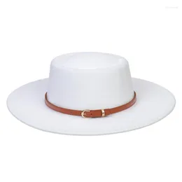 ベレー帽Fedora帽子hat hats for women men fedoras men's women's women man flat top cap male mal ofid brim capsクリスマス2022