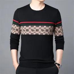 2022SS Sonbaharlar Avrupa Kadın ve Erkek Tasarımcı Sweaters Retro Klasik Lüks Sweatshirt Erkekler Kol Mektubu Nakış Yuvarlak Boyun Rahat Yüksek kaliteli jumper