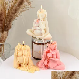 Craft Tools Craft Tools Msee Pic Figurine Woman In Labor Give Birth To A Child Sile Candle Mold Soap Aroma Modcraft Craftcraft Drop D Otfbj