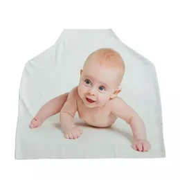 Wholesale Sublimation Baby Carriage Cover Polyester Heat Transfer Postpartum Lactation Masks Breast-feeding Scarf Outside Prevent Light FIG Leaf A12