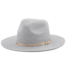 Geizige Krempeln Hats Spring Summer Beach Hut St. Frauen M￤nner breite Krempe Frau Frau Mann Jazz Panama Top Cap Female m￤nnliche Outdoor -Freizeitkappen Su Dhey8