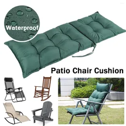 Almohada 1pcs jardín al aire libre impermeable alta espalda multicolor elástica cama para la cama silla de terraza suministros para fiestas