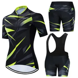 Athletic Outdoor Apparel teleyi Damen Kurzarm-Radanzug Kurzarm-Radanzug