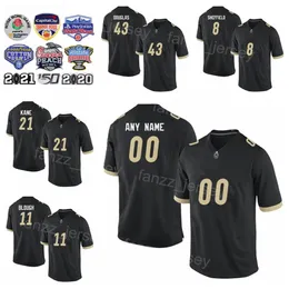 NCAA Kolej Futbol Purdue 11 David Blough Jersey 16 Len Dawson 1 Akeem Hunt 23 Bolden 15 Drew Brees 36 Edwin Watson Üniversitesi Siyah Dikiş Özel İsim Numarası