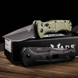Benchmade 9070/9070BK Claymore AUTO Folding Knife D2 Blade Nylon Fibre Handle Outdoor camping survival self-defense EDC 4300 9600 9750 9070DLC Tactical Tool