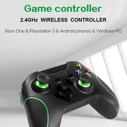 Controladores de juegos Data Frog 2,4G inalámbrico Gamepad Control Joystick para Xbox One Controller PS3 Android Smartphone Win7/8/10 PC