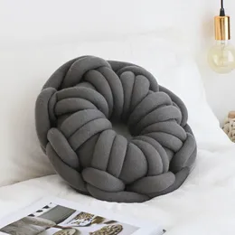 Pillow Round Knot Divan Chair Back Soft Baby Gift Toys Bed Couch Office Pillows