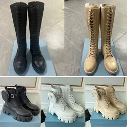 الرجال نساء ROIS Boot Monolith Booties Nylon Boot Martin Bootie Designer أصلي أحذية جلدية عسكرية مستوحاة