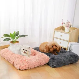 Deluxe Plush Dog Letto per cuscino per compagnia Cuscinetto Cat Mat Inverno Animali caldi letto per piccoli cani di grossa taglia materassini