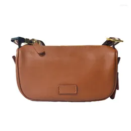 Abendtaschen YourSeason Sommer Herbst Echtes Leder Umhängetasche für Damen Einfache einfarbige weibliche natürliche echte weiche Rindsleder Handtasche