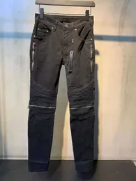 Jeans da uomo 20ss Mens Designer Distressed Strappato Biker Slim Fit Moto Denim per uomo Moda di alta qualità Jean Mans Pantaloni Pour Hommes # 627