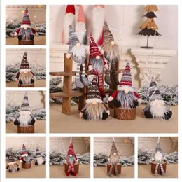 Decorações de Natal Ornamentos Presente Papai Noel Boneco de neve rena Toy Doll Year Home Hang 2022 Ornament