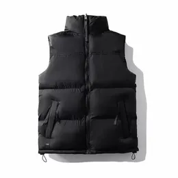 mens puffer vest womens designer waistcoat fashion sleeveless coat black color outwear gilet zip up down vests for autumn winter