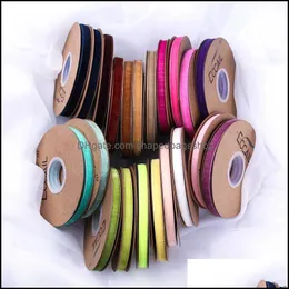 Gift Wrap 20 Yards Veet Ribbon Wedding Party Decoration Handmade Gift Wrap Hair Bowknot Diy Christmas 5620 Q2 Drop Delivery 2022 Home Ot6S7