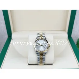 Super NF Factory Watch für Frauen V5 Version 31mm 904L Edelstahl Automatische Bewegung Silber Zifferblatt Jubiläumsarmband Armbanduhr