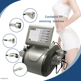 Ultraljudsvakuum RF -utrustning 40K Cavitation Radiofrekvens Slimming Skönhetsinstrument Portabel multifunktionell Ultraljud RF -maskin för kroppsform